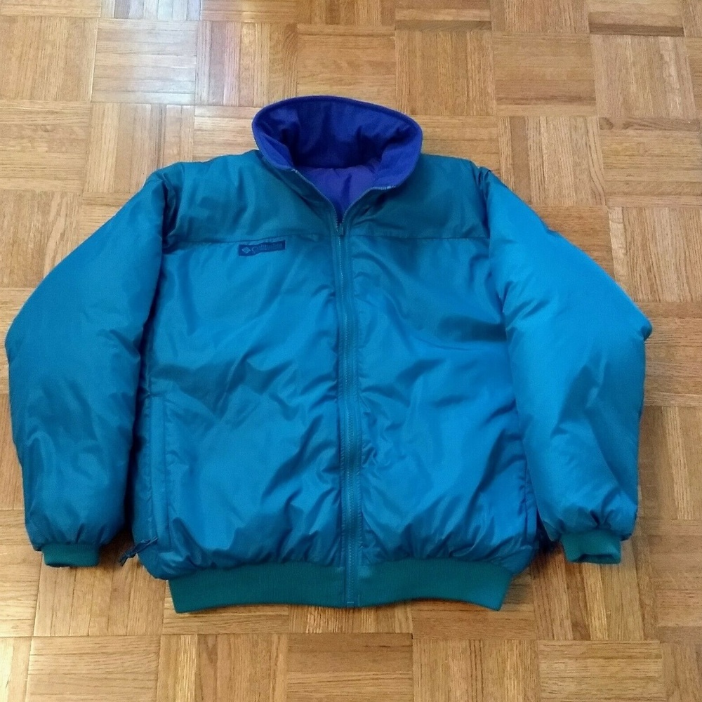 Columbia Reversible Down Coat Puffer Jacket Womens - image 1